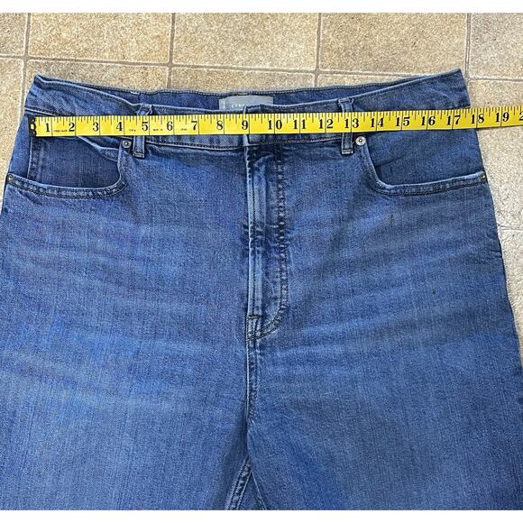 Everlane Women’s Size 33 Regular The Way High Jean Organic Cotton Blue -Casual - Picture 3 of 12